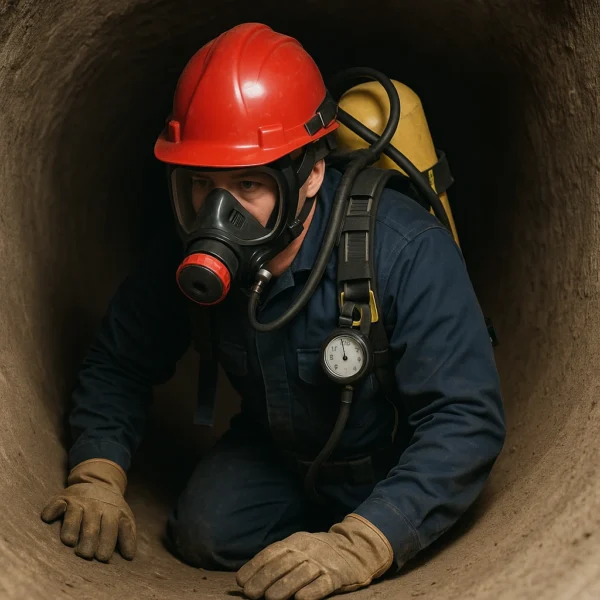 equipo respiracion autonoma espacio confinado